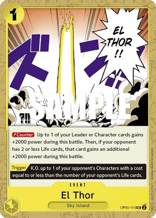 El Thor (OP05-114) [Awakening of the New Era] - Deck Out Gaming