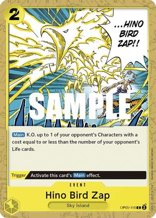 Hino Bird Zap (OP05-116) [Awakening of the New Era] - Deck Out Gaming