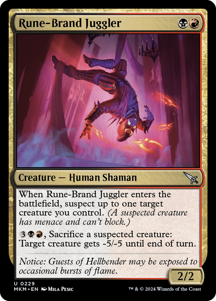 Rune-Brand Juggler (229) [Murders at Karlov Manor] - Deck Out Gaming