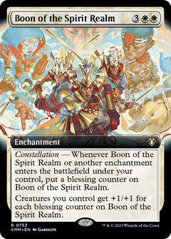 Boon of the Spirit Realm (Extended Art) (753) [Commander Masters] - Deck Out Gaming