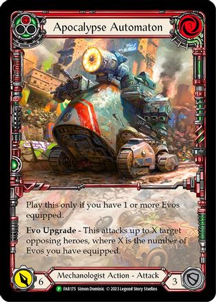 Apocalypse Automaton - FAB175 (FAB175) [Flesh and Blood: Promo Cards] Cold Foil - Deck Out Gaming