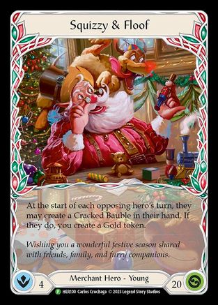 Squizzy & Floof -  HER100 (HER100) [Flesh and Blood: Promo Cards] Cold Foil - Deck Out Gaming