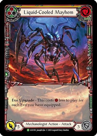 Liquid-Cooled Mayhem - LGS199 (LGS199) [Flesh and Blood: Promo Cards] Rainbow Foil - Deck Out Gaming