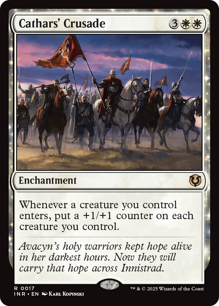 Cathars' Crusade (17) [Innistrad Remastered] foil - Deck Out Gaming