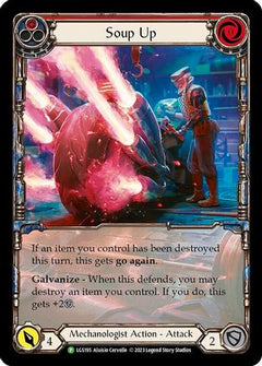 Soup Up (Red) - LGS195 (LGS195) [Flesh and Blood: Promo Cards] Rainbow Foil - Deck Out Gaming