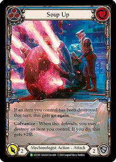 Soup Up (Blue) - LGS197 (LGS197) [Flesh and Blood: Promo Cards] Rainbow Foil - Deck Out Gaming