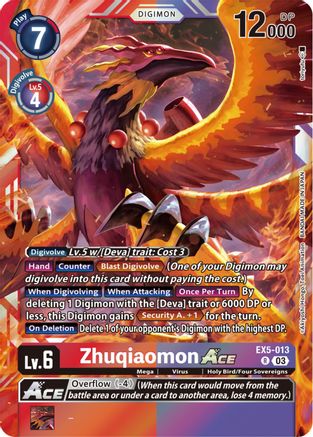 Zhuqiaomon ACE (EX5-013) [Animal Colosseum] Foil - Deck Out Gaming