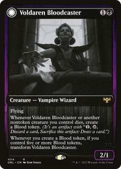 Voldaren Bloodcaster (404) [Innistrad: Double Feature] foil - Deck Out Gaming
