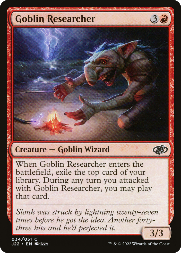 Goblin Researcher (34) [Jumpstart 2022] - Deck Out Gaming