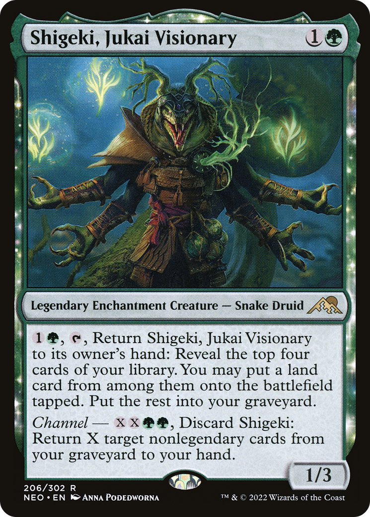 Shigeki, Jukai Visionary (206) [Kamigawa: Neon Dynasty] - Deck Out Gaming