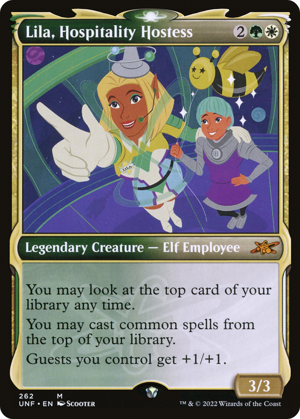 Lila, Hospitality Hostess (Showcase) (262) [Unfinity] - Deck Out Gaming