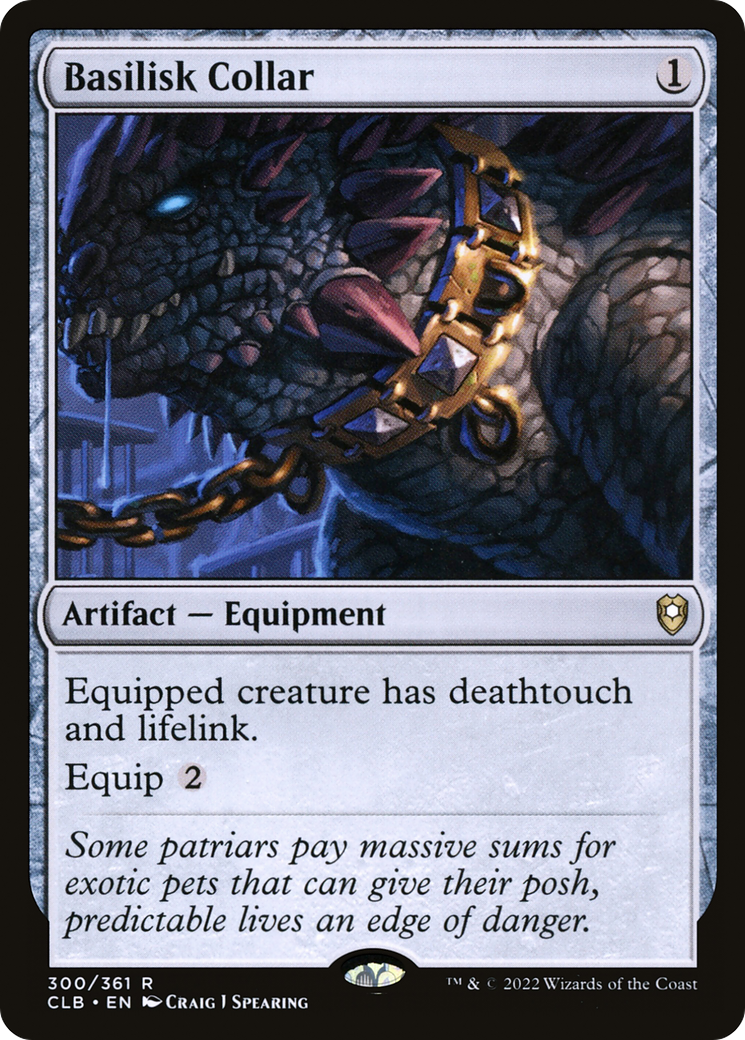 Basilisk Collar (300) [Commander Legends: Battle for Baldur's Gate] foil - Deck Out Gaming