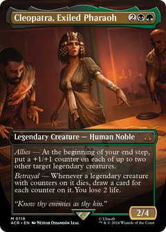 Cleopatra, Exiled Pharaoh (Borderless) (119) [Assassin's Creed] - Deck Out Gaming