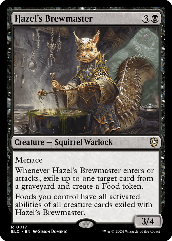 Hazel's Brewmaster (17) [Bloomburrow Commander] - Deck Out Gaming