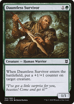 Dauntless Survivor (184) [Zendikar Rising] - Deck Out Gaming