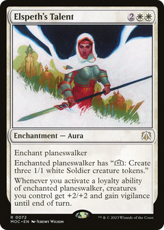 Elspeth's Talent (72) [March of the Machine Commander] - Deck Out Gaming