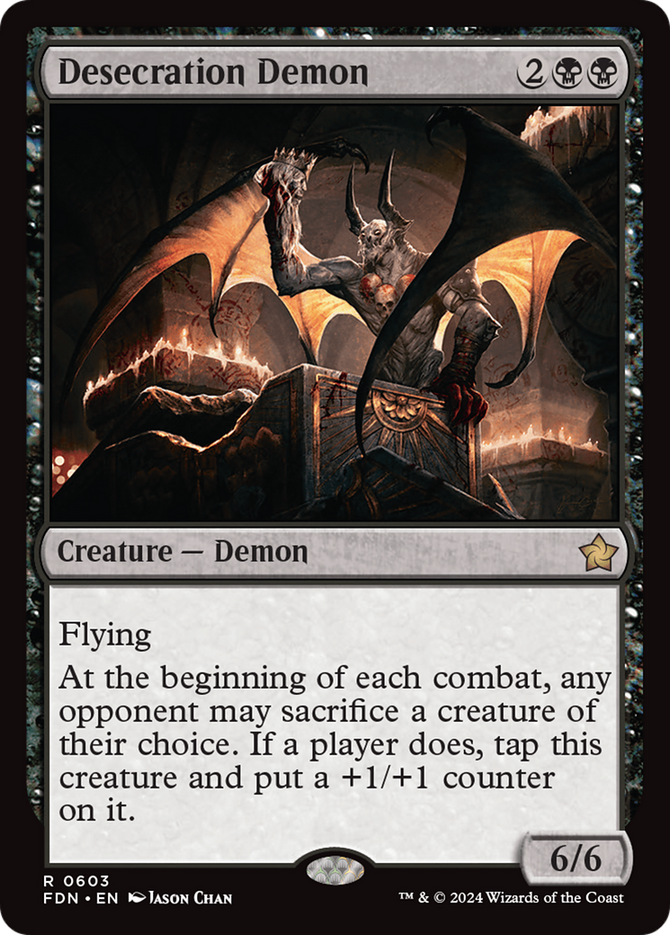 Desecration Demon (603) [Foundations] - Deck Out Gaming