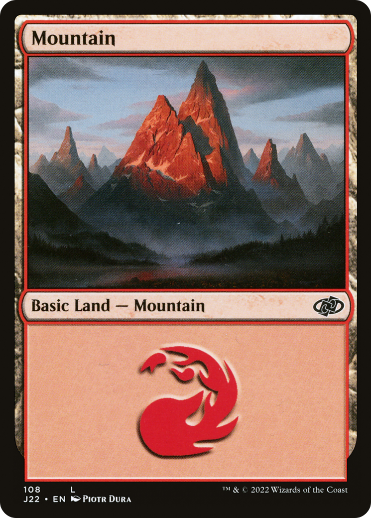 Mountain (108) (108) [Jumpstart 2022] - Deck Out Gaming