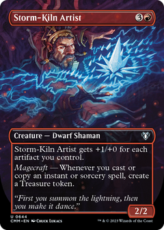 Storm-Kiln Artist (Borderless) (644) [Commander Masters] foil - Deck Out Gaming