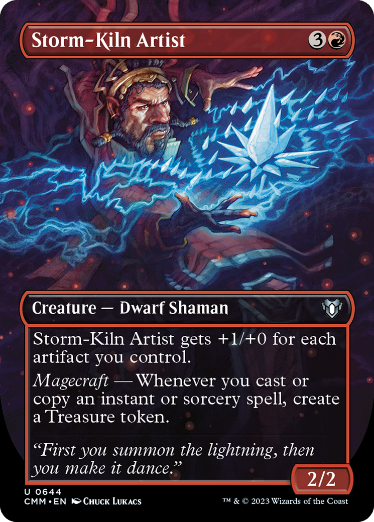 Storm-Kiln Artist (Borderless) (644) [Commander Masters] - Deck Out Gaming