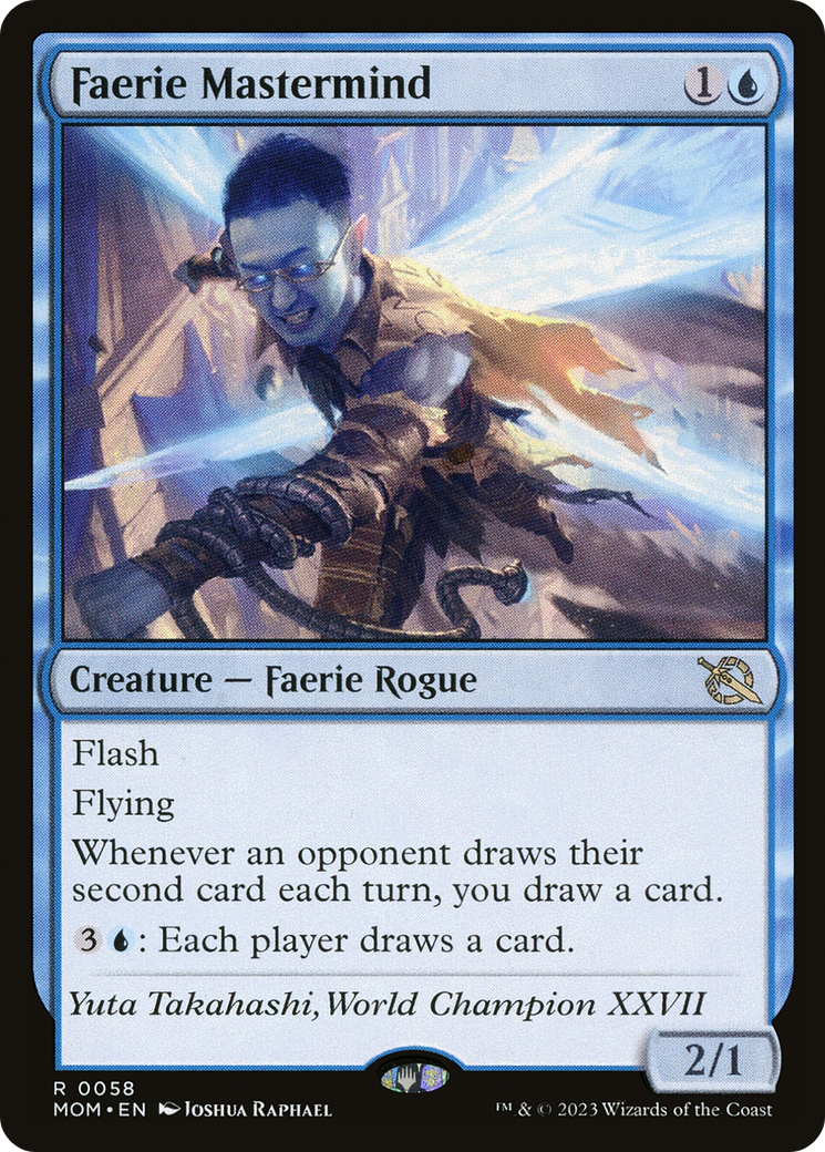 Faerie Mastermind (58) [March of the Machine] foil - Deck Out Gaming