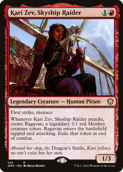 Kari Zev, Skyship Raider (123) [Dominaria United Commander] - Deck Out Gaming