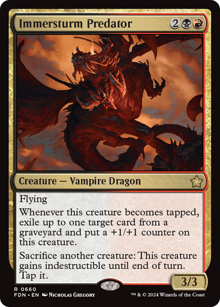 Immersturm Predator (660) [Foundations] - Deck Out Gaming