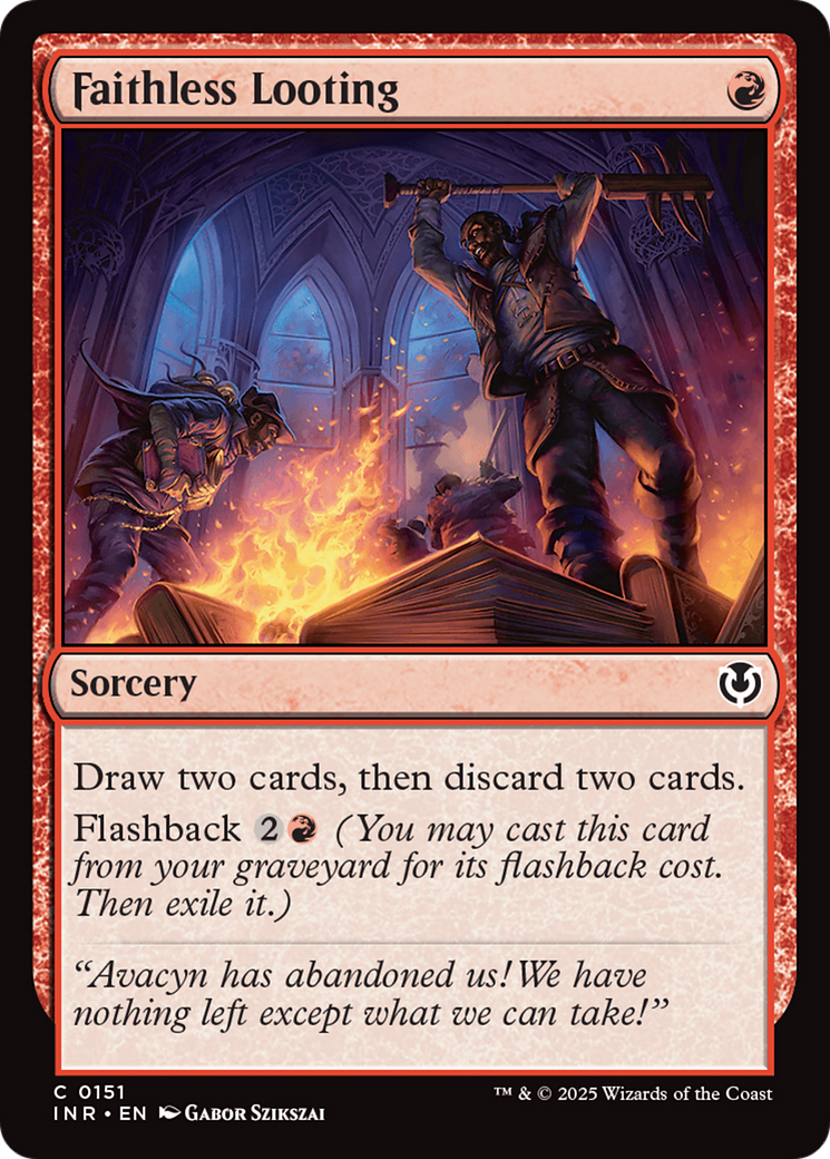 Faithless Looting (151) [Innistrad Remastered] foil - Deck Out Gaming