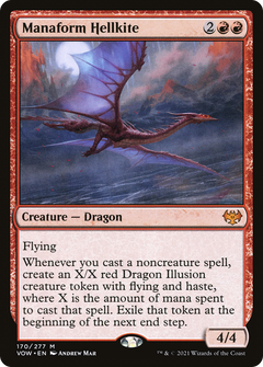 Manaform Hellkite (170) [Innistrad: Crimson Vow] foil - Deck Out Gaming