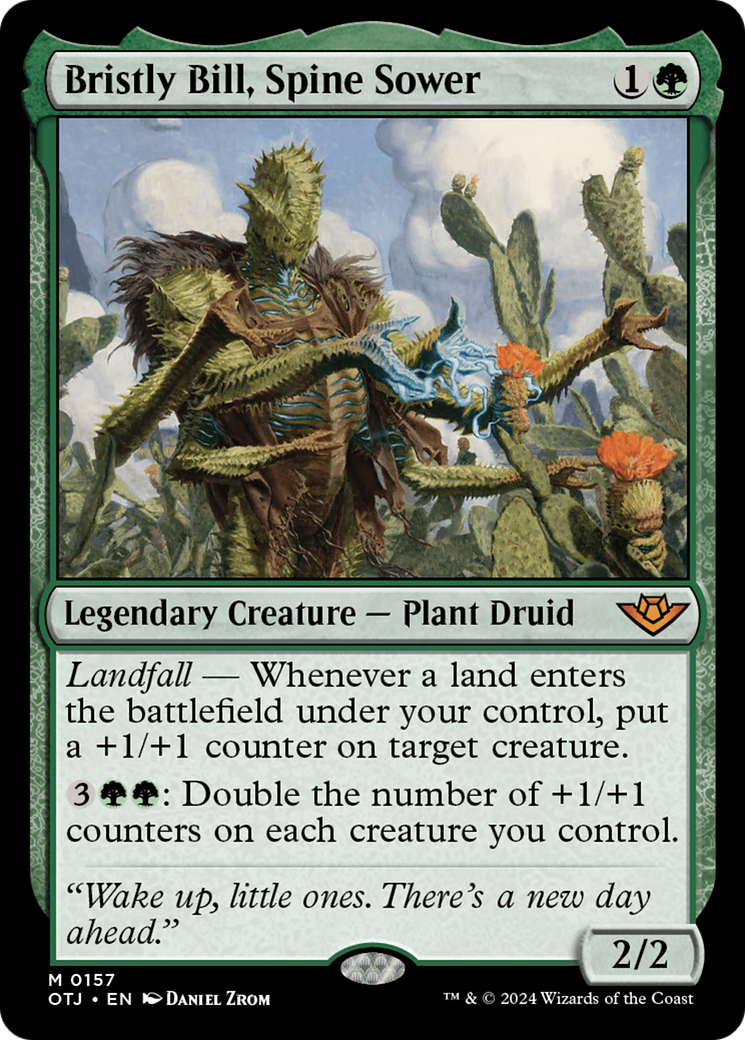 Bristly Bill, Spine Sower (157) [Outlaws of Thunder Junction] foil - Deck Out Gaming