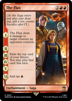 The Flux (Surge Foil) (691) [Doctor Who] foil - Deck Out Gaming