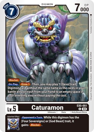 Caturamon (EX5-051) [Animal Colosseum] - Deck Out Gaming