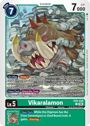 Vikaralamon (EX5-038) [Animal Colosseum] - Deck Out Gaming