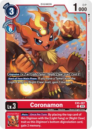 Coronamon (EX5-007) [Animal Colosseum] - Deck Out Gaming