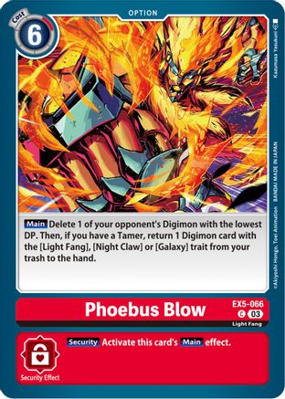 Phoebus Blow (EX5-066) [Animal Colosseum] - Deck Out Gaming