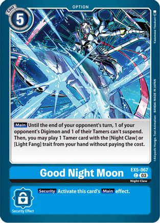 Good Night Moon (EX5-067) [Animal Colosseum] - Deck Out Gaming