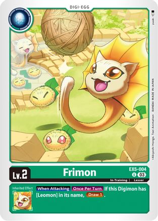 Frimon (EX5-004) [Animal Colosseum] - Deck Out Gaming