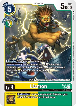 Liamon (EX5-030) [Animal Colosseum] - Deck Out Gaming