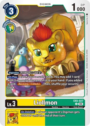 Liollmon (EX5-027) [Animal Colosseum] - Deck Out Gaming