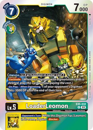 LoaderLeomon (EX5-032) [Animal Colosseum] Foil - Deck Out Gaming