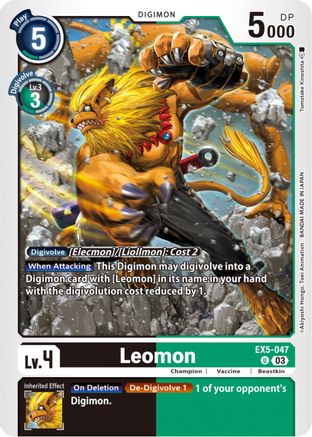 Leomon (EX5-047) [Animal Colosseum] - Deck Out Gaming