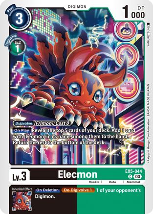 Elecmon (EX5-044) [Animal Colosseum] - Deck Out Gaming