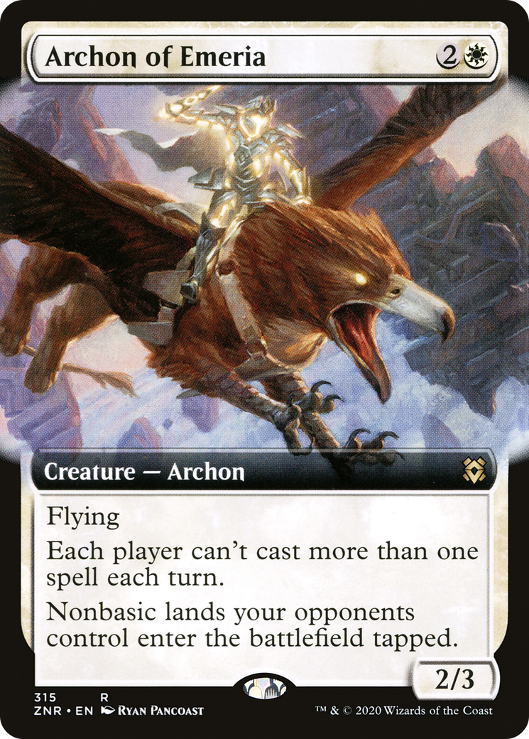 Archon of Emeria (Extended Art) (315) [Zendikar Rising] foil - Deck Out Gaming