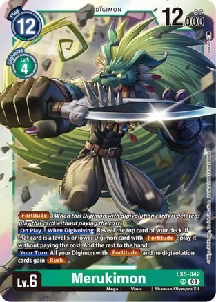 Merukimon (EX5-042) [Animal Colosseum] Foil - Deck Out Gaming