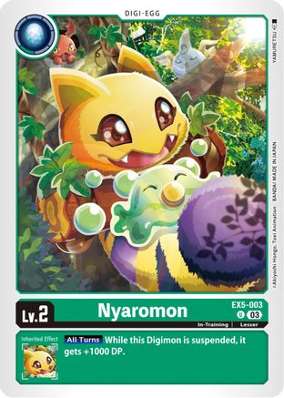 Nyaromon (EX5-003) [Animal Colosseum] - Deck Out Gaming