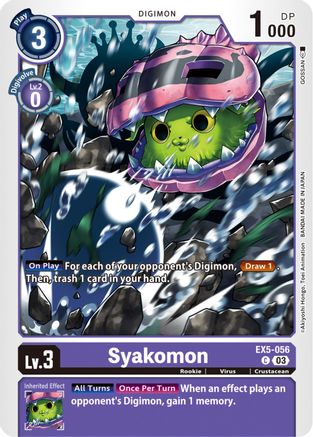 Syakomon (EX5-056) [Animal Colosseum] - Deck Out Gaming