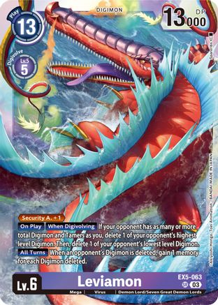 Leviamon (EX5-063) [Animal Colosseum] Foil - Deck Out Gaming