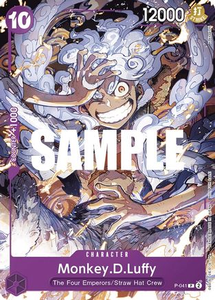 Monkey.D.Luffy (041) (P-041) [One Piece Promotion Cards] - Deck Out Gaming
