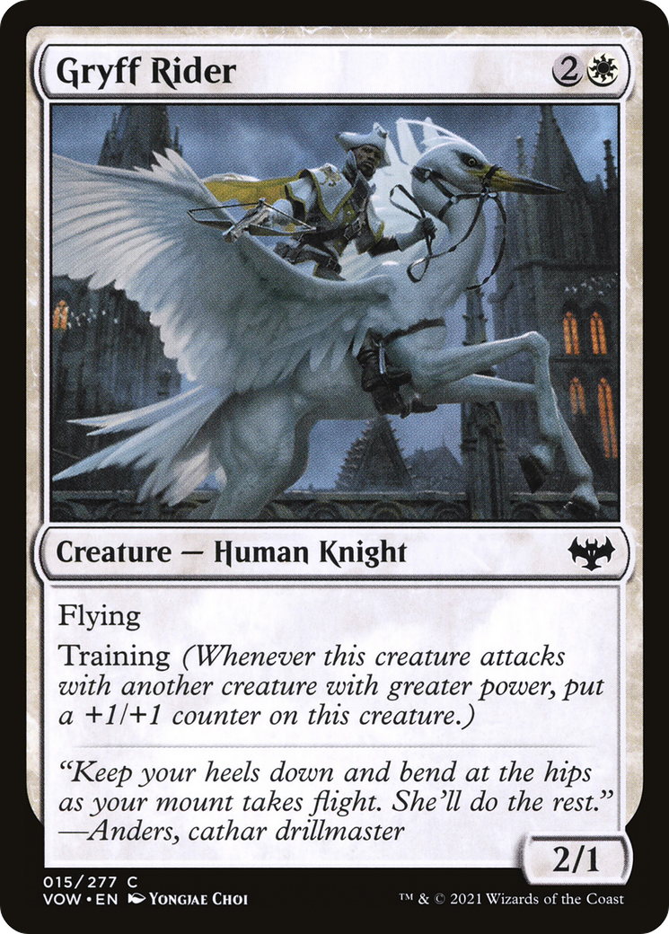 Gryff Rider (15) [Innistrad: Crimson Vow] - Deck Out Gaming