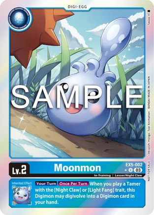 Moonmon (Animal Colosseum Box Promotion Pack) (EX5-002) [Animal Colosseum] Foil - Deck Out Gaming